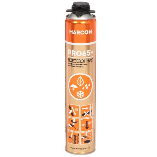 Всесезонная профессиональная монтажная пена MARCON PRO 65 4620010540011