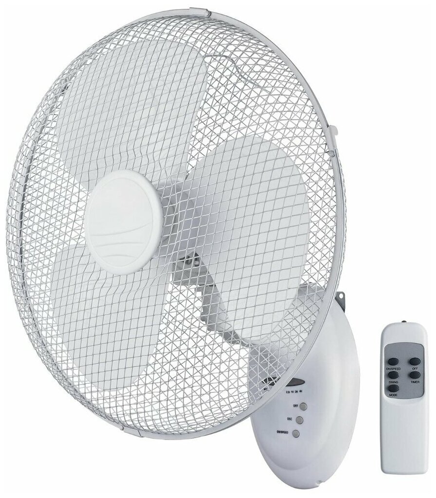 Вентилятор настенный 45W 40см — модель охлаждающего устройства, предназначенная для монтажа на стену, для установки в жилых и офисных помещениях