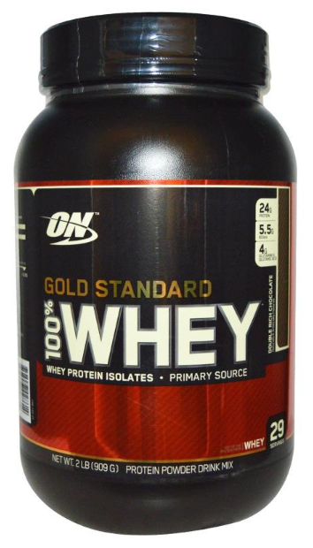 Протеин OPTIMUM NUTRITION 100% Whey Gold Standard, порошок, 907гр, клубничный крем - фото №4