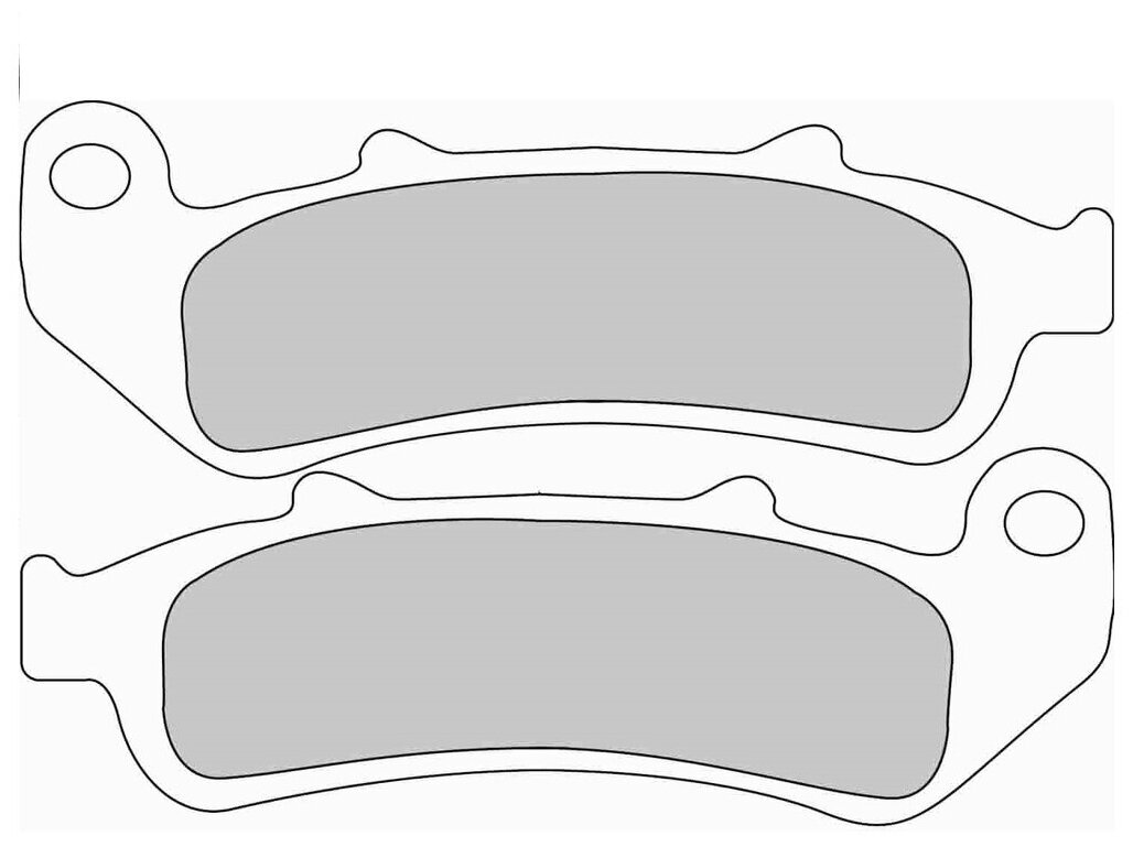 Тормозные колодки дисковые, FERODO(FDB2002P)