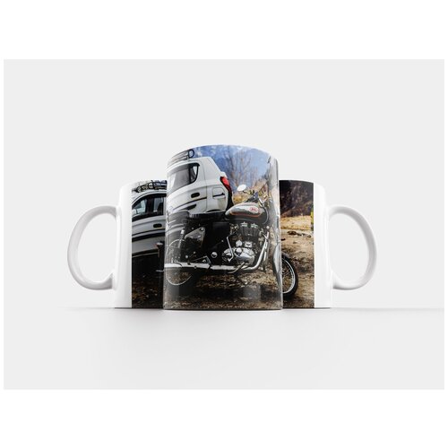 фото Кружка "пуля, royal enfield, мотоцикл" 320 мл lotsprints