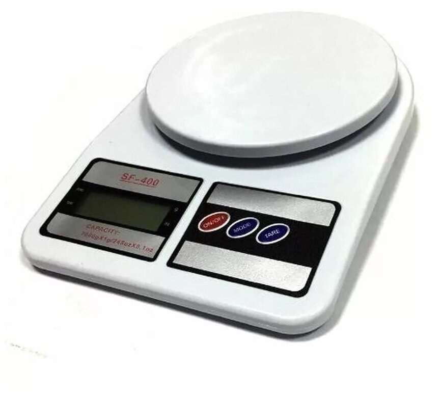 Электронные весы Electronic Kitchen Scale SF-400 для кухни, белые