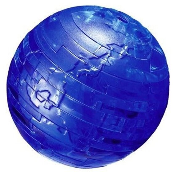 Головоломка 3D Crystal Puzzle Планета земля голубая цвет: синий - фото №5