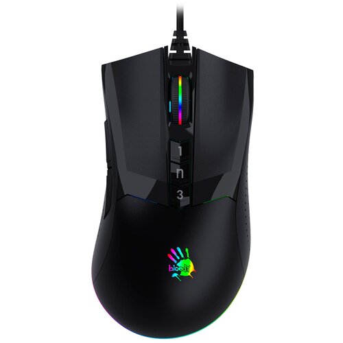 Мышь A4Tech Bloody W90 Max черный оптическая 10000dpi USB 348200₽