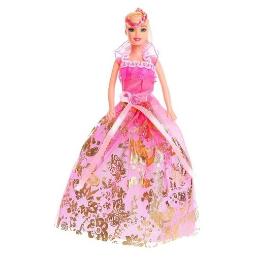 Кукла-модель «Эмма» в платье, микс