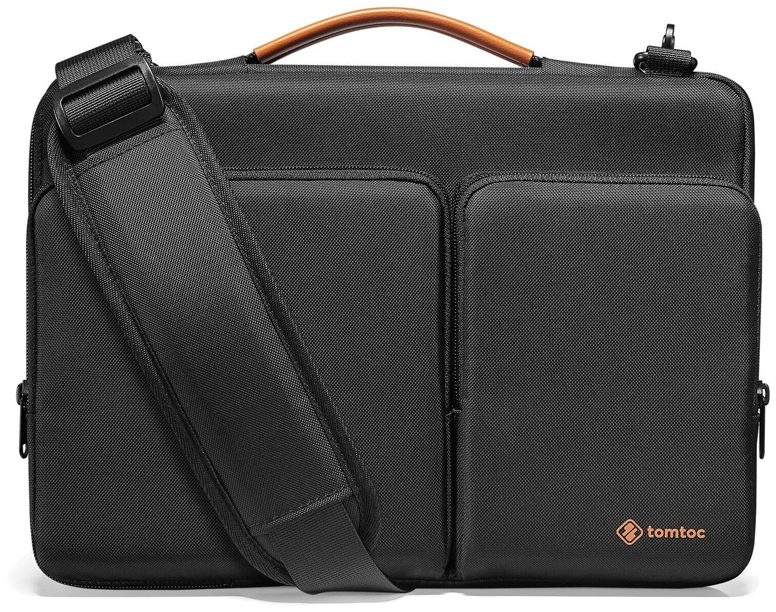 Сумка Tomtoc Defender Laptop Shoulder Bag A42 для ноутбуков 14-13,5" чёрная (A42-C01D)