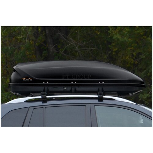 Автомобильный бокс на крышу Turino 1 Черный матовый DUO (Арт.2503)