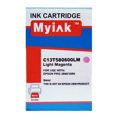 Картридж MyInk для EPSON St Pro 3800/3880 Light Magenta (84 ml, Pigment, необходим чип оригинального картриджа) T5806