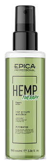 EPICA Professional Hemp therapy ORGANIC Активатор роста волос с комплексом PROCAPIL™ и витамином РР, 100 мл.