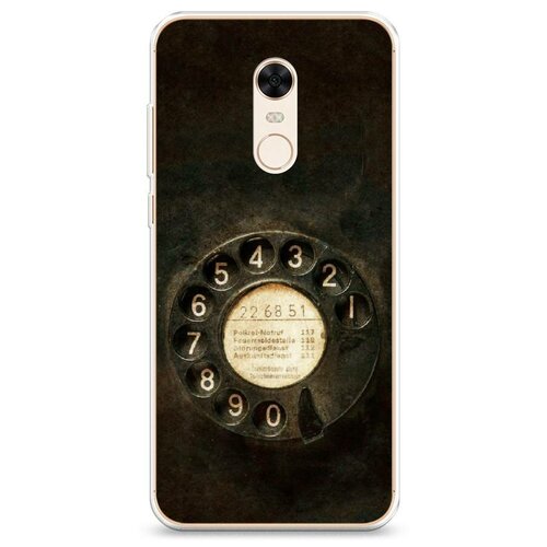 фото Силиконовый чехол "старинный телефон" на xiaomi redmi 5 plus / сяоми редми 5 плюс case place