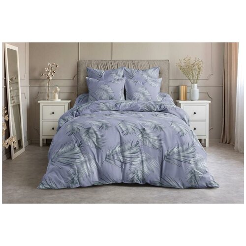 фото Постельное белье "luisa de rizza" поплин; плюмет; размер: 2.0 евро простыня ночь нежна