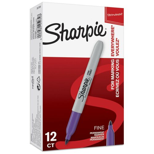 Маркер перманентный Paper Mate Fine 2025034 Sharpie фиолетовый