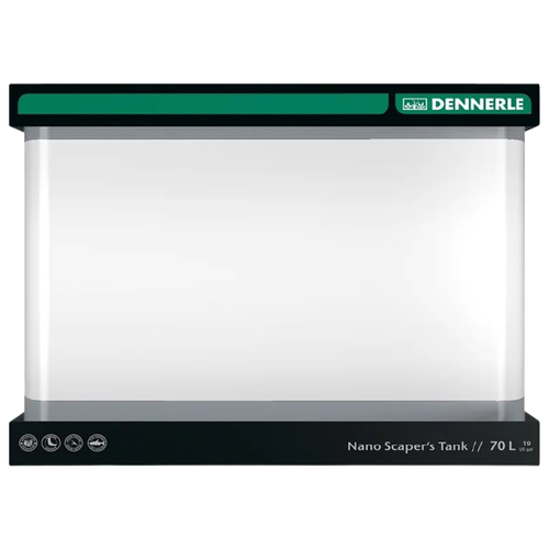 Аквариум Dennerle Nano Scaper's Tank 70 70 л dennerle nano scapers tank white glass 30×30×35 см 30 л