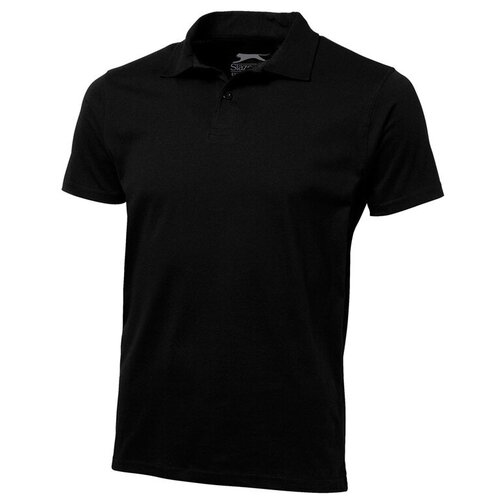 фото Рубашка поло let мужская, черный slazenger