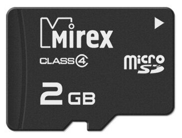 Карта памяти microSD MIREX 2GB (class 4)