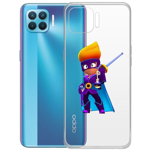 фото Чехол-накладка clear case brawl stars-амбер де ла вега для oppo a93/reno4 lite/reno 4f/f17 pro krutoff group