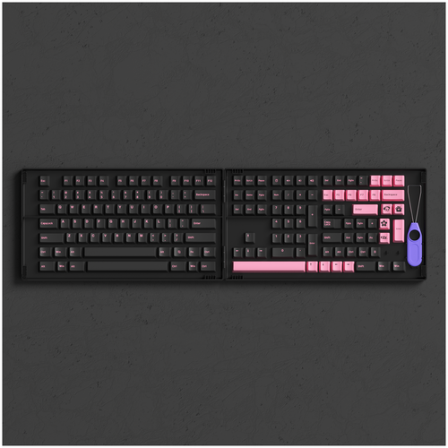 Набор клавиш AKKO PBT Keycap Black/Pink