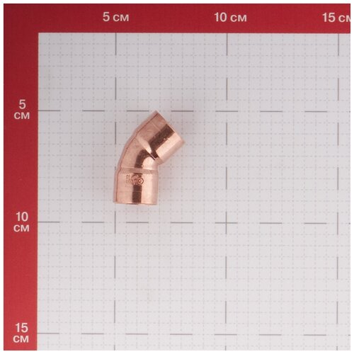 Угол двухраструбный Viega под внутреннюю пайку 18 мм 45° медный угол однораструбный под наружную внутреннюю пайку 15 мм 45 медный 10 шт