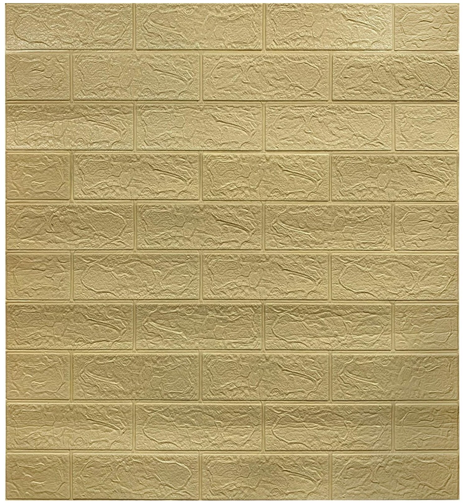 фото Панель GRACE из вспененного ПЭТ, 700x770 мм, Кирпич песочный УТ000073549