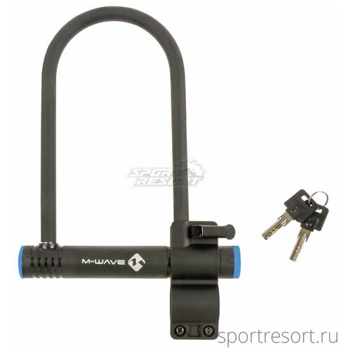 фото Велозамок m-wave b 245 shackle u-lock (ключ)