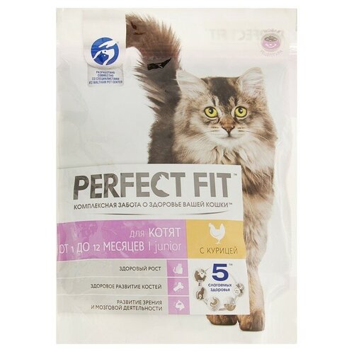 Perfect Fit Сухой корм Perfect Fit для котят, курица, 650 г