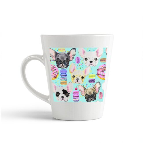 фото Кружка-латте coolpodarok животные собаки с пироженами1