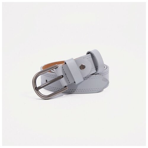 фото Ремень, ширина 3 см, винт, цвет серый market-space