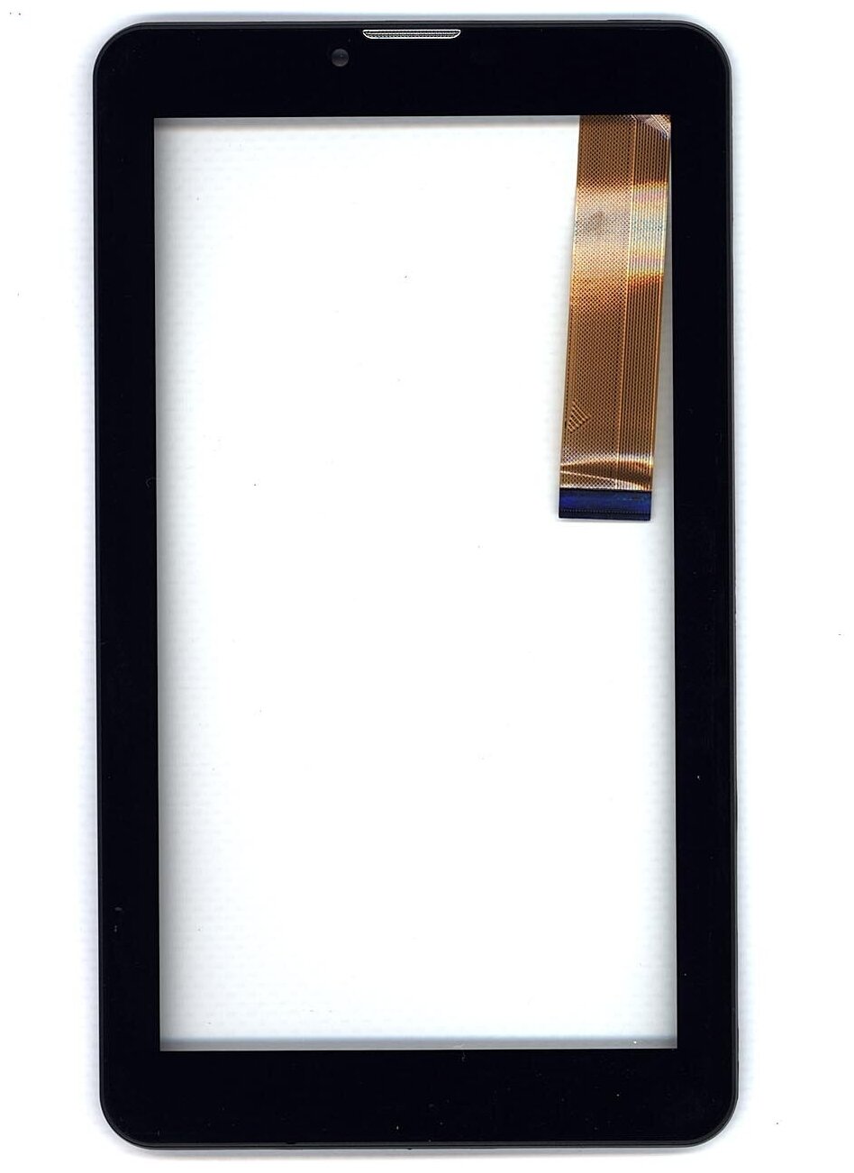 Сенсорное стекло (тачскрин) для Irbis TZ63L черное с рамкой