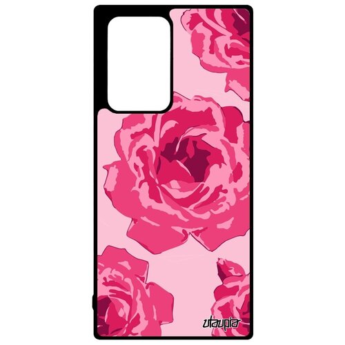 фото Защитный чехол на смартфон // samsung galaxy note 20 ultra // "цветы" запах дизайн, utaupia, розовый