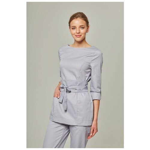 Туника женская с молнией сзади серый 42 504000₽