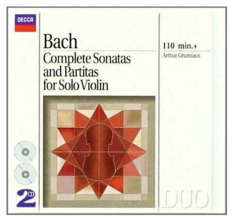 Компакт-Диски, Philips Classics, GRUMIAUX, ARTHUR - Bach, J.S.: Complete Sonatas & Partitas for Solo V (2CD)