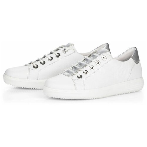 Кеды Remonte, размер 36, белый туфли remonte женские летние размер 37 цвет белый артикул r7218 80