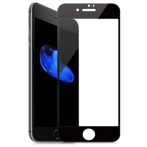 фото Защитное стекло для iphone 7 plus/ 8 plus (черное) чехлы и стекла