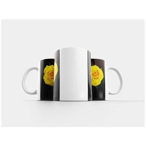 фото Кружка "роза, цветы, желтый" 320 мл lotsprints
