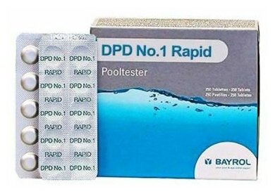Таблетки DPD №1/Rapid (Pooltester), Bayrol, 10 таб. - фотография № 1