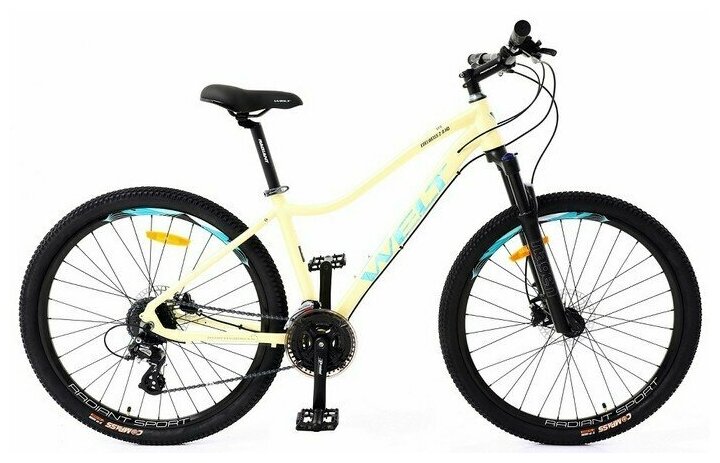 Велосипед Welt Edelweiss 2.0 HD 27 18" lemon yellow (2022) 27.5"