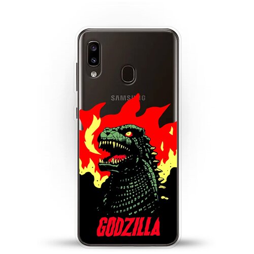 фото Силиконовый чехол годзила на samsung galaxy a30 andy & paul