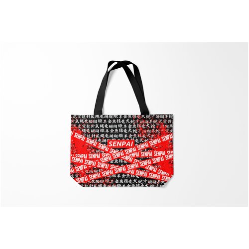 фото Сумка-шоппер / 46х35 см / аниме / senpai burnettie
