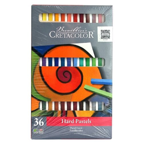 фото Набор необоженной сухой пастели creta color "pastel carre", 36 цветов, размер пастели 7х7мм, длина пастели 72мм cretacolor