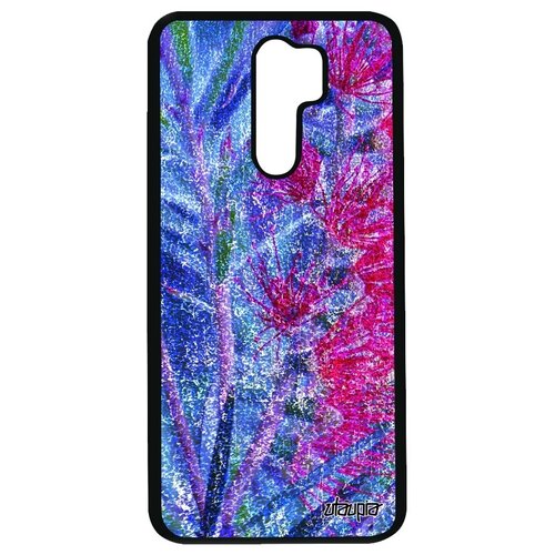фото Ударопрочный чехол на мобильный // xiaomi redmi 9 // "экзотик" бутон рисунок, utaupia, цветной