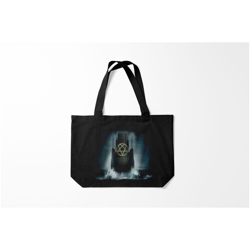 фото Сумка-шоппер / 46х35 см / рок / him burnettie