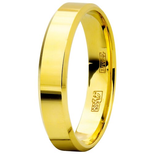 кольцо обручальное 10-739-Ж из золота размер 18.5 Юверос