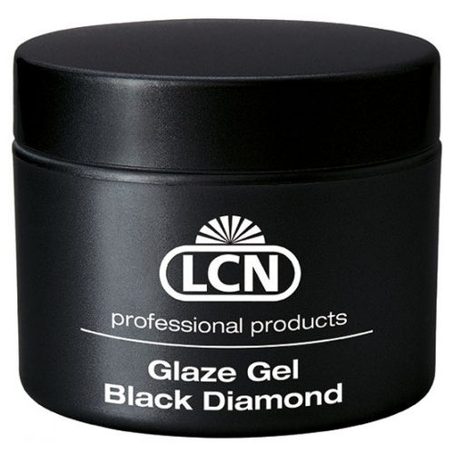 Запечатывающий гель с алмазной крошкой - Glaze Gel Black Diamond, 15 мл