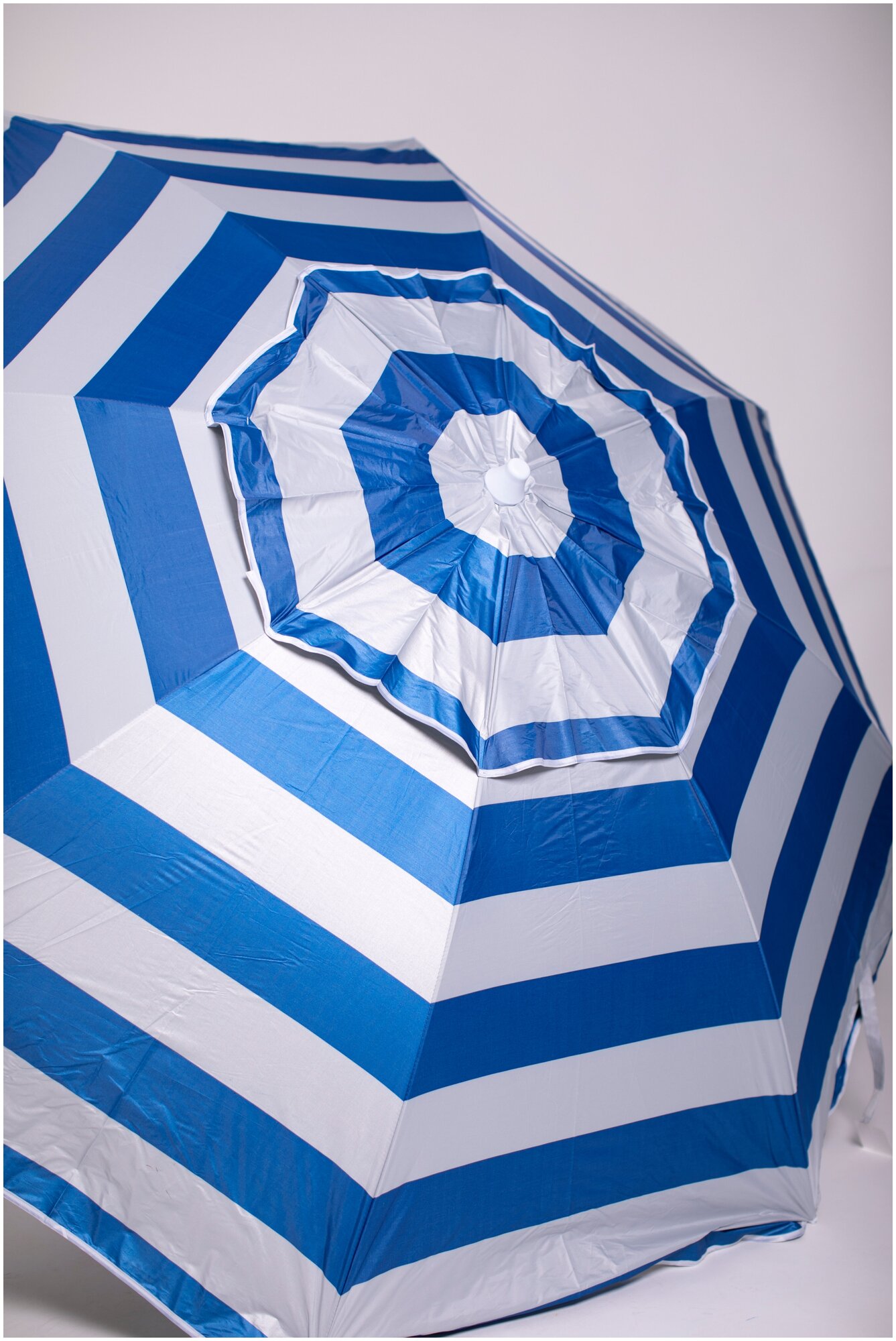 Зонт пляжный, солнцезащитный 2.2 м 8 спиц, . ткань-плащевка. с клапаном. - фотография № 4