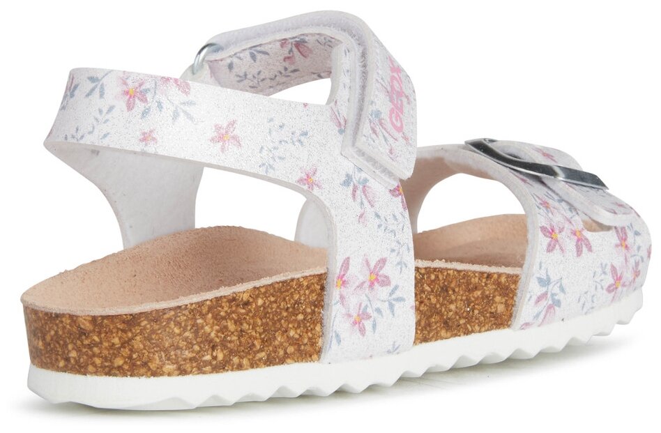 Босоножки GEOX Adriel, размер 30, белый/розовый — фото 1