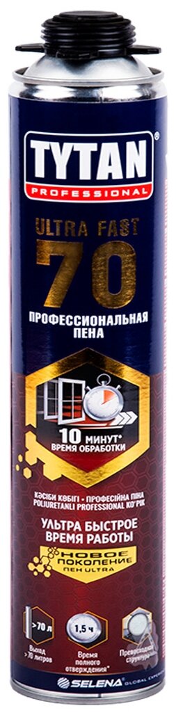 Монтажная пена Tytan Professional Ultra Fast 70 870 мл летняя