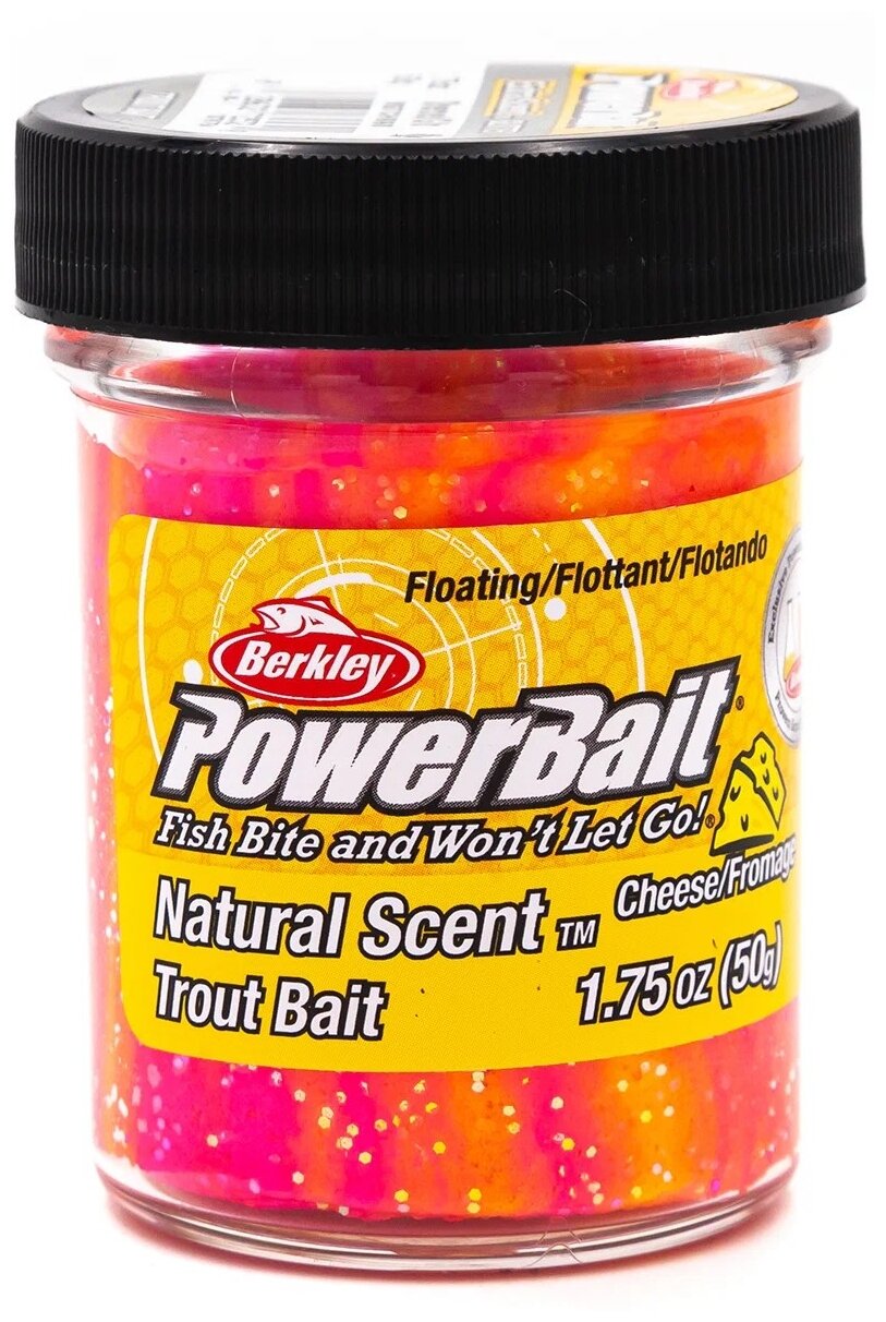 Паста прессованная прикормка Berkley Powerbait Natural Scent Trout Bait
