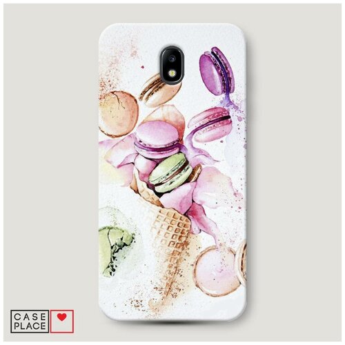 фото Чехол пластиковый samsung galaxy j5 2017 макарони в рожке арт case place