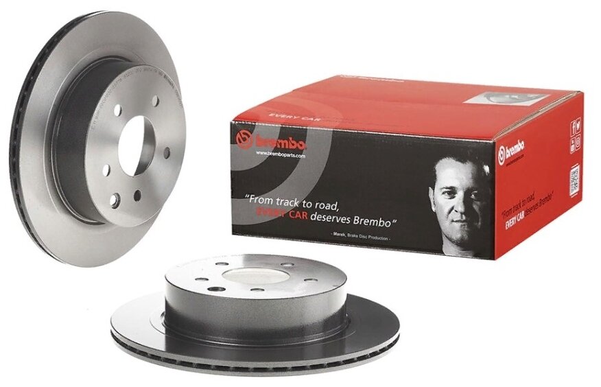 Тормозной диск задний brembo 09.8969.21