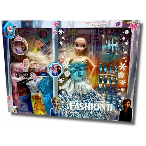 набор кукол mattel disney frozen свадьба с троллями 10 см dfr79 Кукла Эльза 30 см с набором аксессуаров